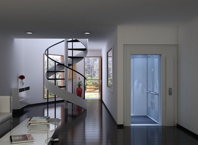 Thang máy gia đình phổ biến trên thị trường